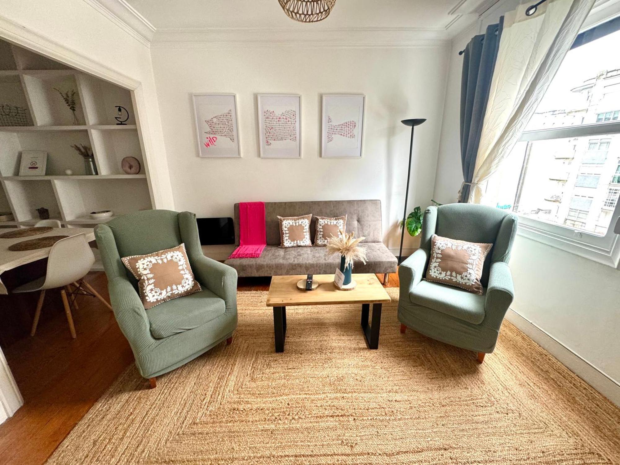Marukichan, Apartamento En El Centro De Vigo Bagian luar foto